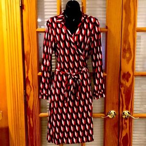 Diane von Furstenberg Sz 10 Wrap Dress